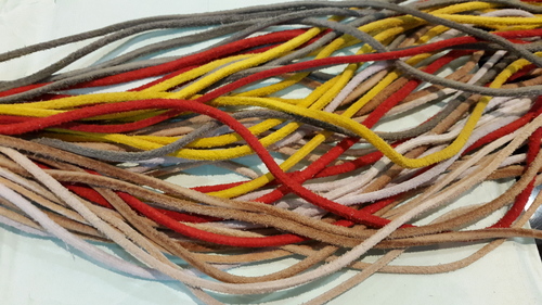 Leather Round Suede Laces