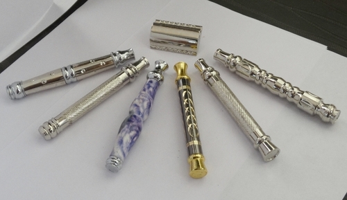 Mens Safety Razor With Fancy Handle