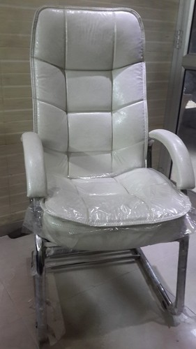 White High Back Fix Chair