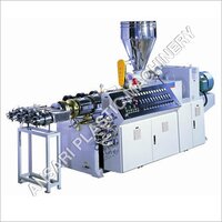 White Plastic Extruder Machine