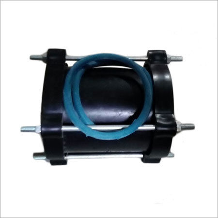 Plastic D Joint - PVC Material, Available in Different Sizes, Black Color | Lightweight, Rustproof, Radiolucent with Metal Fasteners for Leakproof Connection
