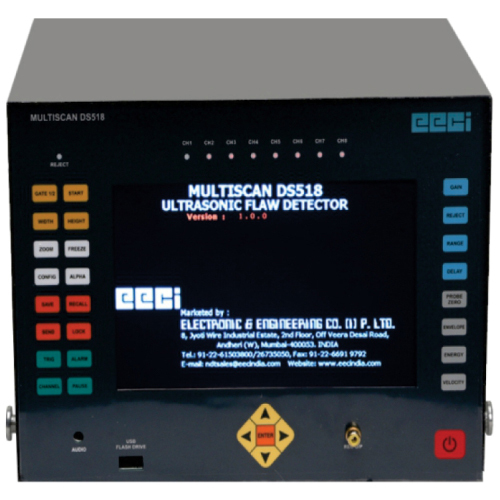 Black Multi Channel Ultrasonic Flaw Detector