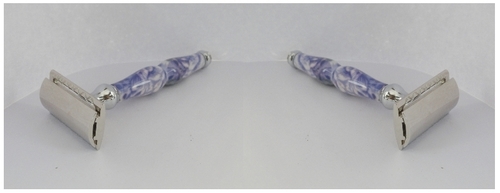 Brass Safety Razor With Acrylic Handle