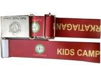School Belt Niwar - Cotton Fabric, Unisex Design | Printed Logo, Washable Feature, Primary School Uniform