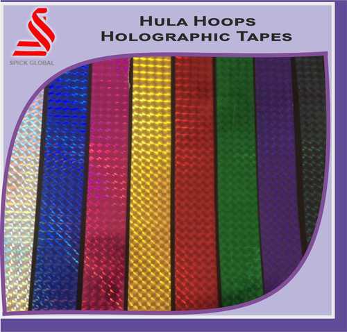 Disco Holographic Hoop Tape - Metallic Decorative Hula Hoop Tape