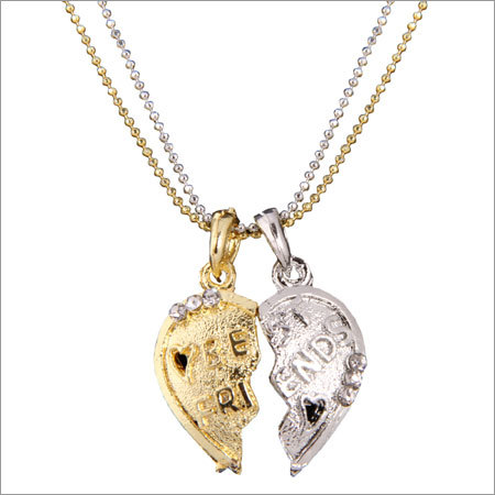 Heart Shaped Puzzle Pendants