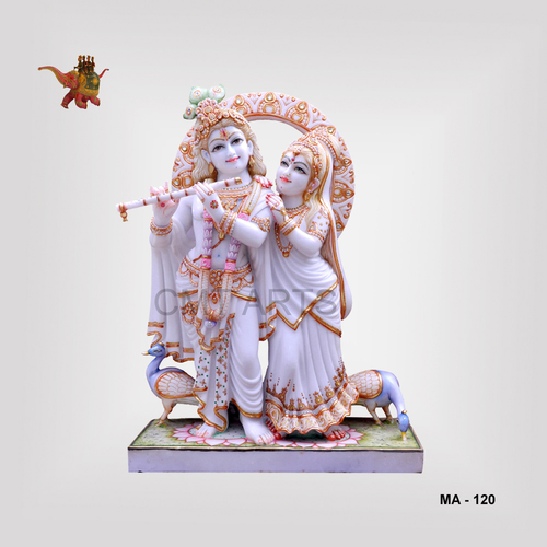 Sculpture Marble Radha Krishna
