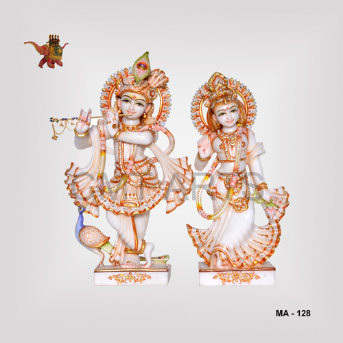 Sculpture Marble Radha Krishna