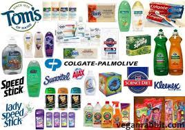 Dove, Signal, Palmolive, Colgate