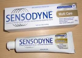 Parodontax and Sensodyne - toothpaste