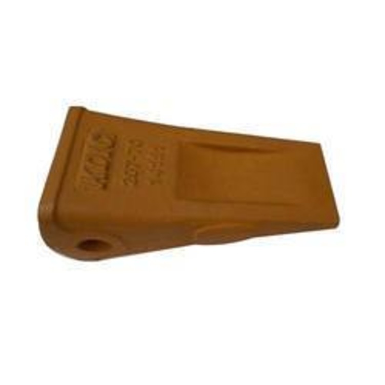 Tooth Point PC 300 - Alloy Steel, Polished Finish | Yellow Color, Warranty Included, Suitable for Bulldozer, Road Roller, and Crane