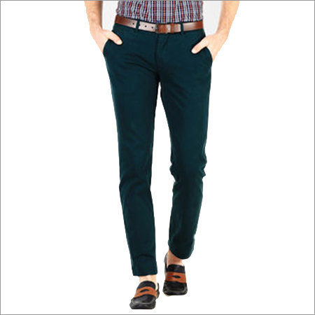 Mens Cotton Trouser - Silk Fabric, Plain Pattern, Black Color | Four Pockets, Cool Pass Feature, Washable, No Fade, Suitable for All Seasons