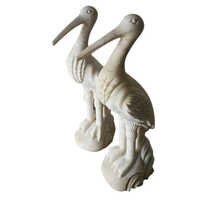 Marble Art Piece - Marble, Figurative Style, Polished White Finish | Crafted By Skilled Artisans, High Crack Resistance, Elegant Design