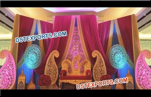 Fiber Paisley Stage For Wedding Decor