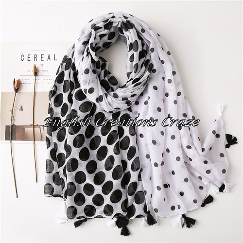 Cotton Dot Printed Stoles