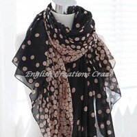 Cotton Dot Print Stoles