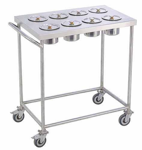 Stainless Steel Masala Trolley - Durable Design | Elegant Finish, Perfect for Spice Organization