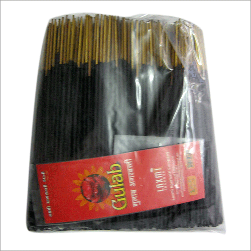 Rose Incense Sticks - Sandalwood 10x0.2 Inches Black | Biodegradable Non-Toxic Soothing Aroma Long-Lasting Elegant Packaging