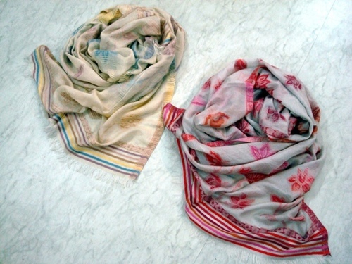 Silk Cotton Printed Stoles Expoters