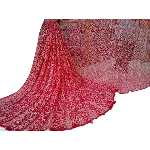 Georgette Chikankari Sarees