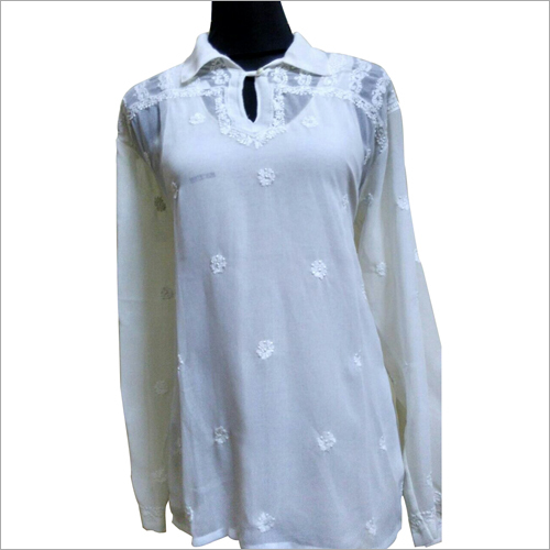 Lucknowi Chikan Work Kurtis