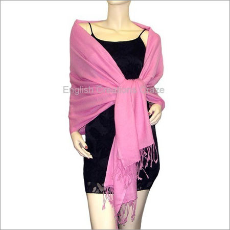 Cashmere Uni  Color Stoles Manufacturers