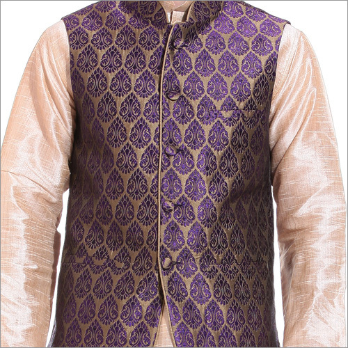 Jacquard Nehru Jacket