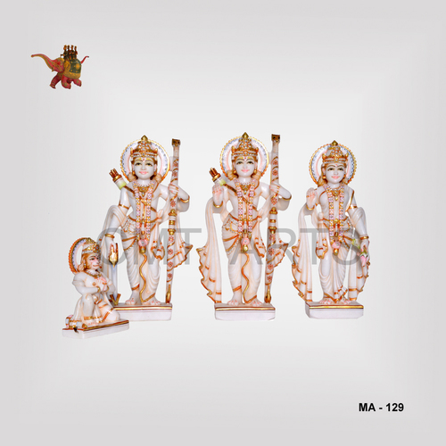 Figurine Marble Ram Dharbar (Rama Set)