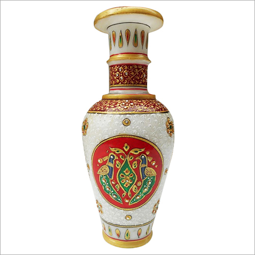 Designer Peacock Vase