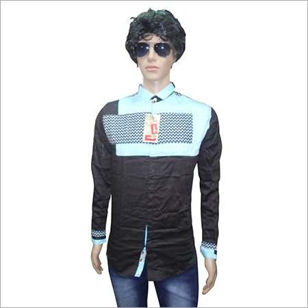 Matt Print Casual Shirts - Cotton Blend, S-XXL, Black | Matt Prints, Elegant Style, Seamless Finish