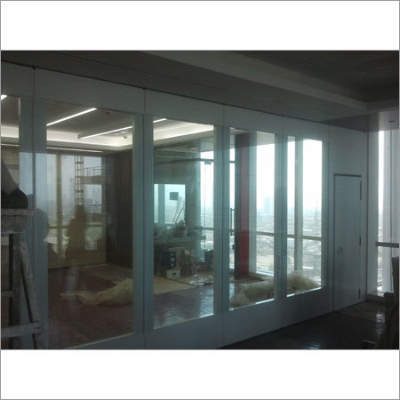 Folding Glass Wall By DIVIDER PARTITION SYSTEM PVT. LTD.