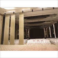 Sliding Folding Partition - Aluminum, 1200mm X 2400mm Panel Size | Heavy Duty, Sound Reduction 35db, Easy To Clean
