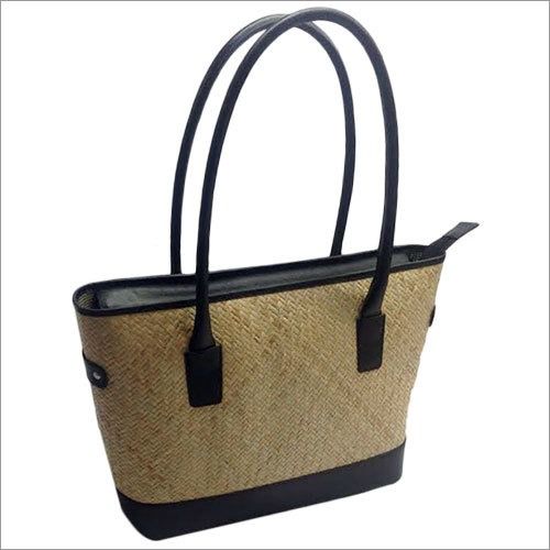 Palm Leaf Leather Bags