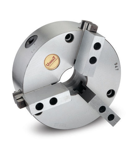 Unnat 3 Jaw Chuck With Base Hard Top Soft Jaws