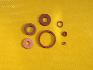 Red Insulating Fiber Washers