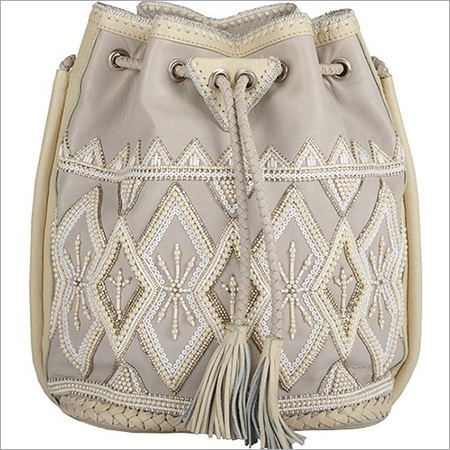 Diamond Drawstring Bag