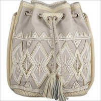 Diamond Drawstring Bag