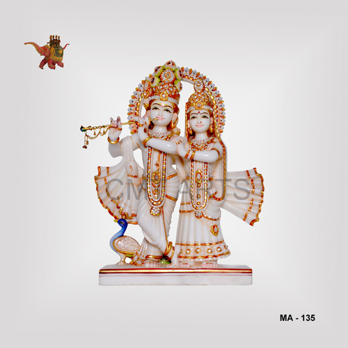 Sculpture Marble Radha Krishna