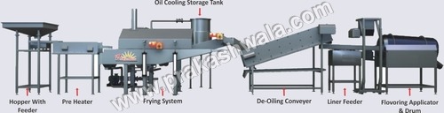 Snacks Pellet Fryer Line