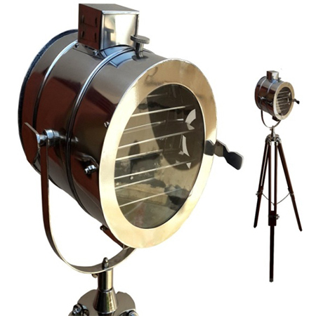 Vintage Designs Search Light Spot Light With Tripod Stand