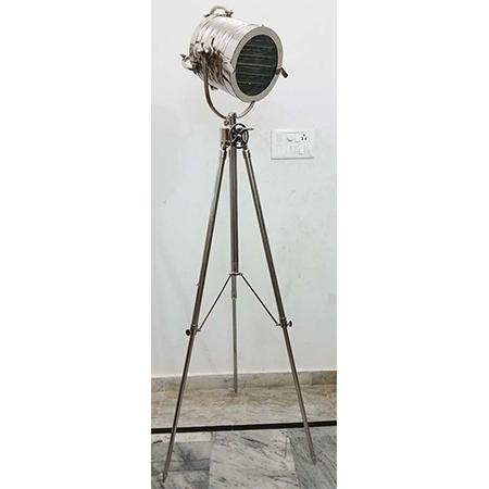 Full Chrome Finish Spot Search Light With Chrome Stand
