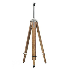 Black Wood Tripod Floor Lamp With Tripod Stand