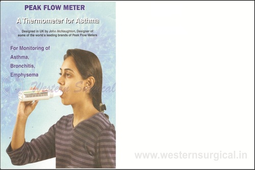 Peak Flow Meter By WESTERN SURGICAL