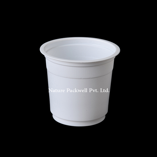 WHITE DRINKING GLASS