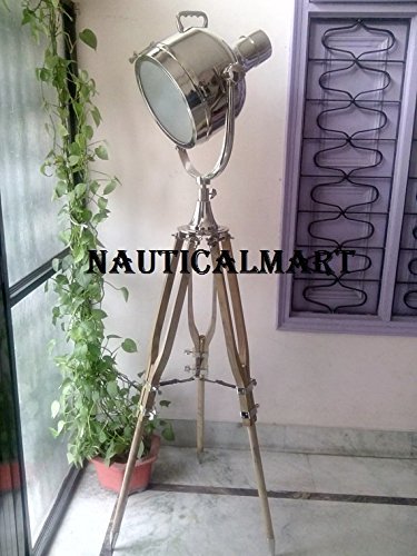 Replica Designer Nickel Finish Tripod Floor Lamp For Living Room