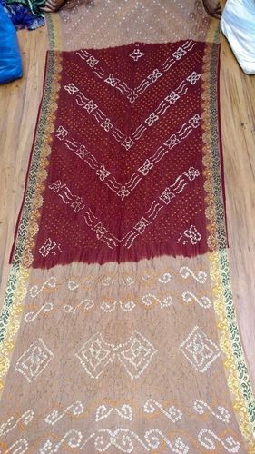 Printed Jacquard Silk Saree