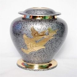 Brass keepsake cremation urn Range