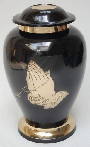 Praying Hand Brass Cremation Urns