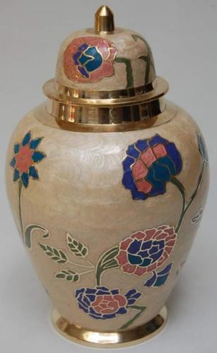 Multi-Color Brass Cremation Urns