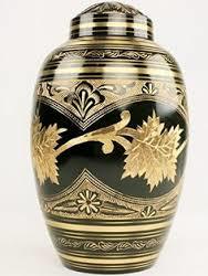 Liliane Memorials Brass Cremation Urns/Maple Leaf Urns